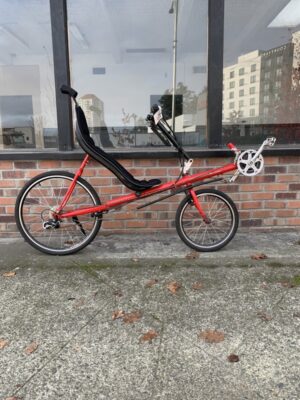 Recumbent Fire Engine Red